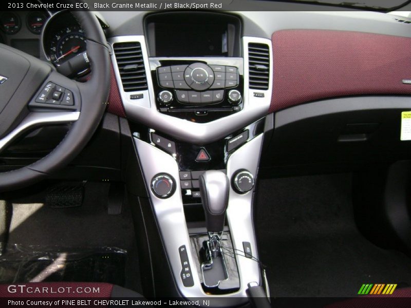 Black Granite Metallic / Jet Black/Sport Red 2013 Chevrolet Cruze ECO
