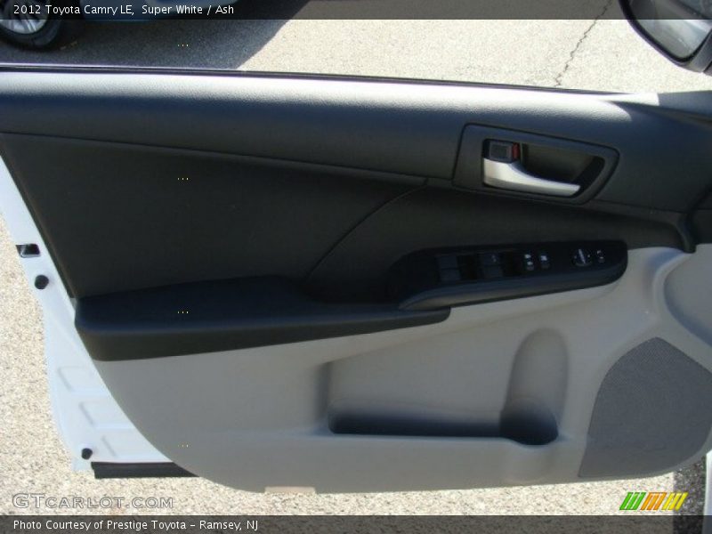 Super White / Ash 2012 Toyota Camry LE