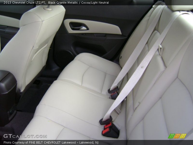 Black Granite Metallic / Cocoa/Light Neutral 2013 Chevrolet Cruze LTZ/RS