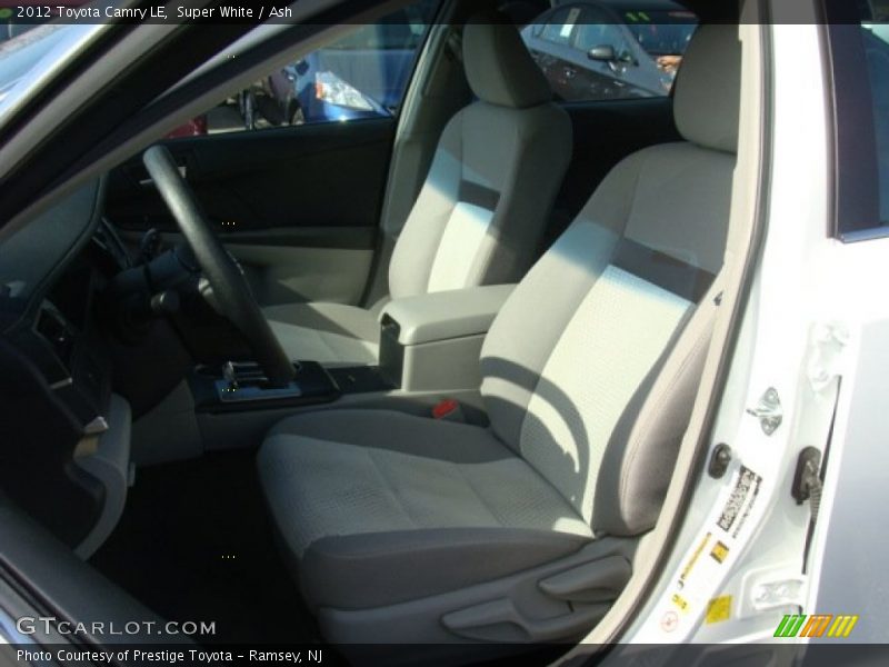 Super White / Ash 2012 Toyota Camry LE