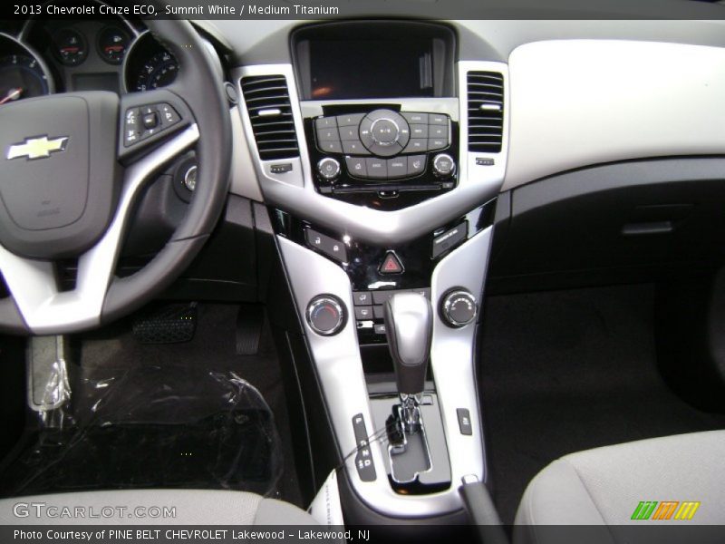 Summit White / Medium Titanium 2013 Chevrolet Cruze ECO