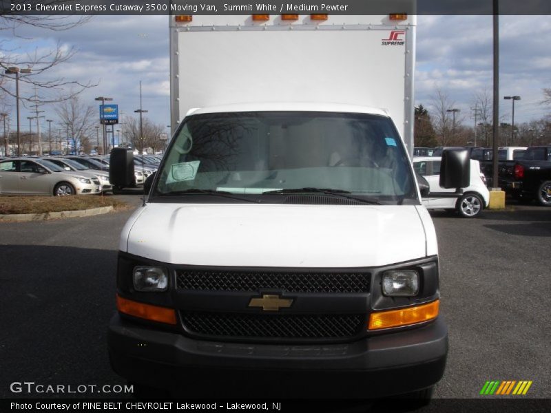 Summit White / Medium Pewter 2013 Chevrolet Express Cutaway 3500 Moving Van