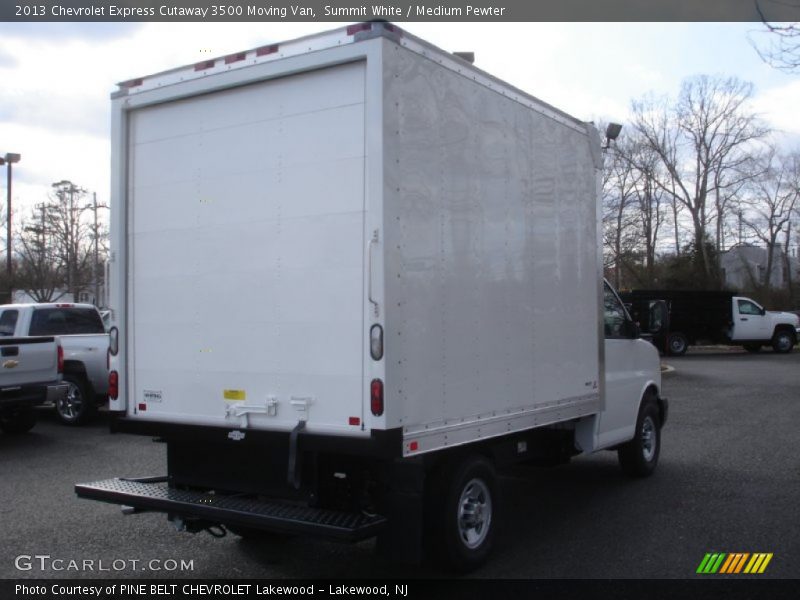 Summit White / Medium Pewter 2013 Chevrolet Express Cutaway 3500 Moving Van