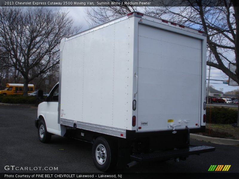 Summit White / Medium Pewter 2013 Chevrolet Express Cutaway 3500 Moving Van