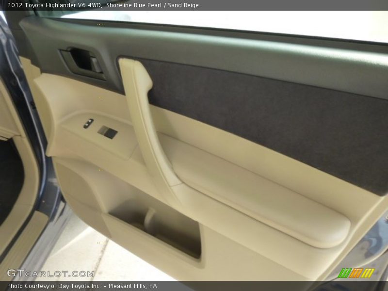 Shoreline Blue Pearl / Sand Beige 2012 Toyota Highlander V6 4WD
