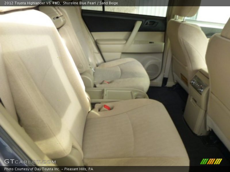 Shoreline Blue Pearl / Sand Beige 2012 Toyota Highlander V6 4WD