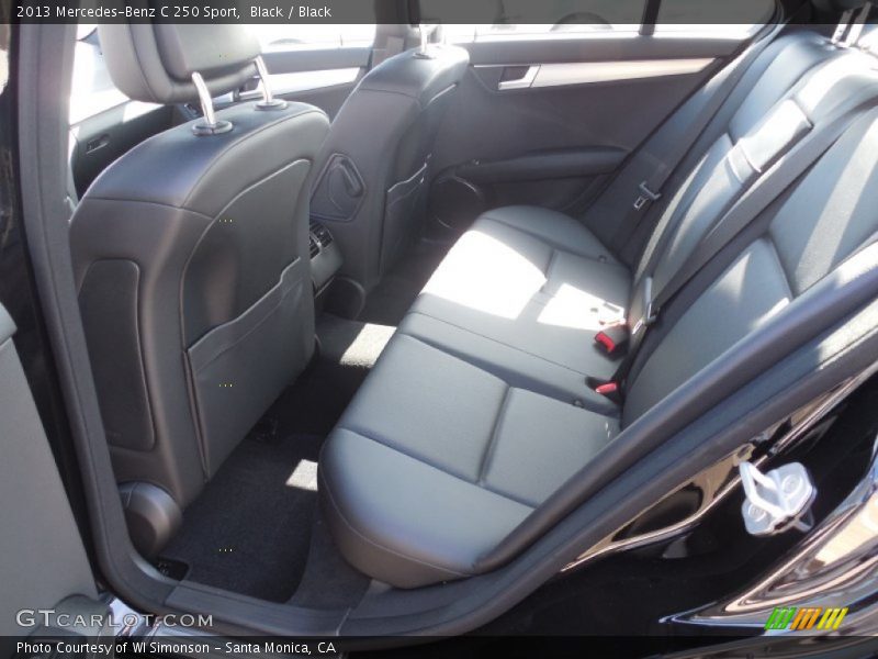Black / Black 2013 Mercedes-Benz C 250 Sport