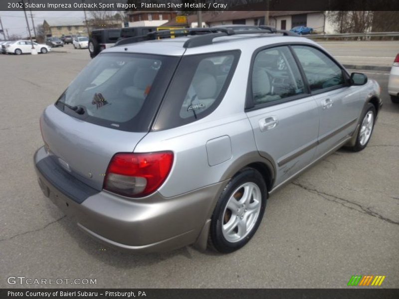  2002 Impreza Outback Sport Wagon Platinum Silver Metallic