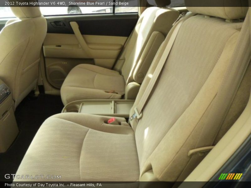 Shoreline Blue Pearl / Sand Beige 2012 Toyota Highlander V6 4WD