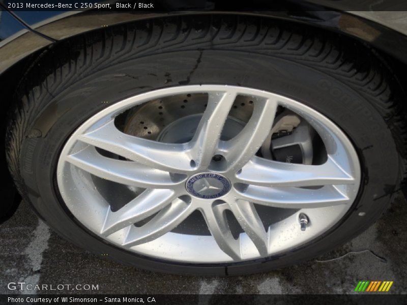 Black / Black 2013 Mercedes-Benz C 250 Sport