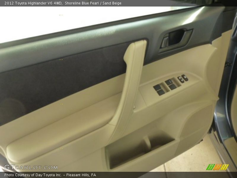 Shoreline Blue Pearl / Sand Beige 2012 Toyota Highlander V6 4WD