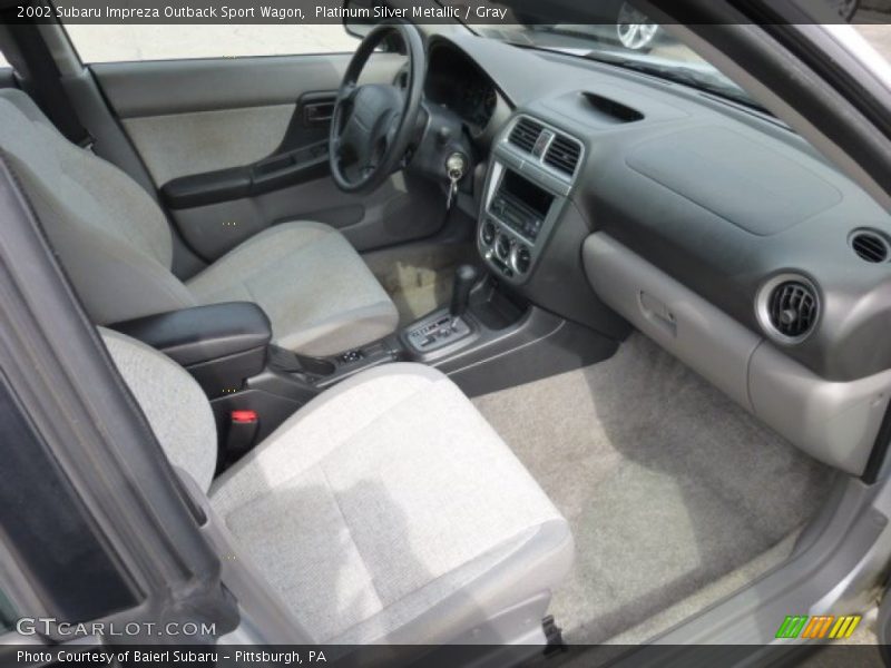  2002 Impreza Outback Sport Wagon Gray Interior