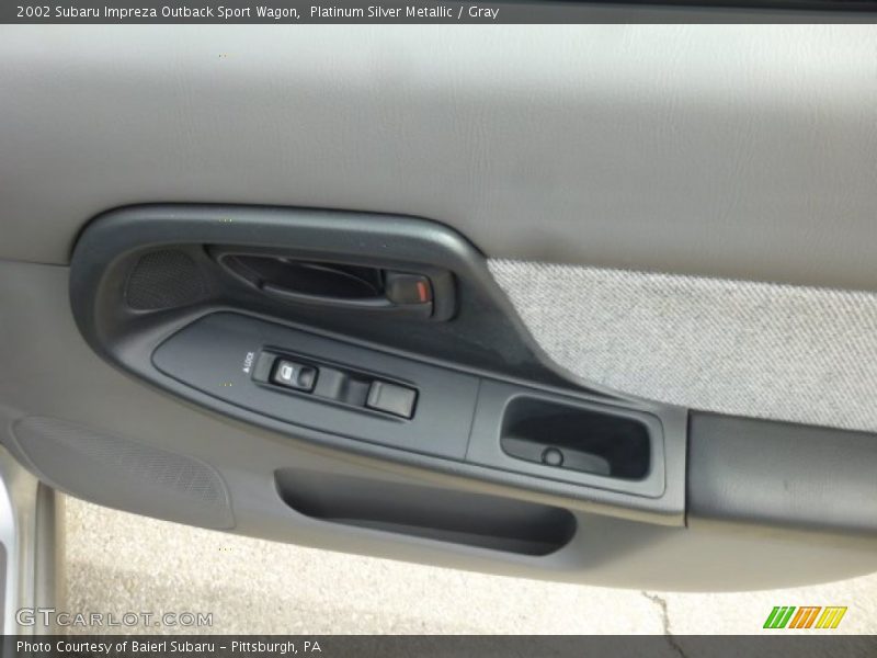 Platinum Silver Metallic / Gray 2002 Subaru Impreza Outback Sport Wagon