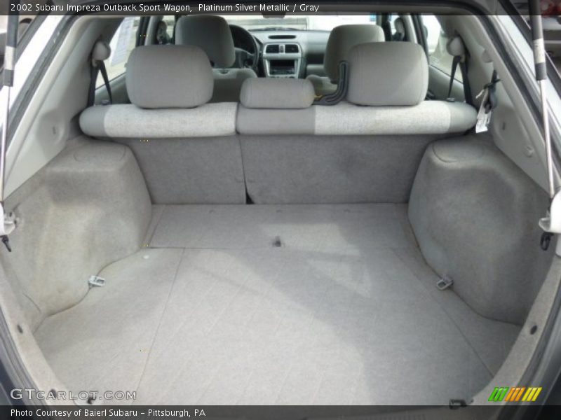  2002 Impreza Outback Sport Wagon Trunk