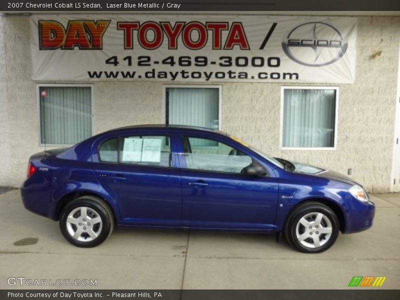 Laser Blue Metallic / Gray 2007 Chevrolet Cobalt LS Sedan
