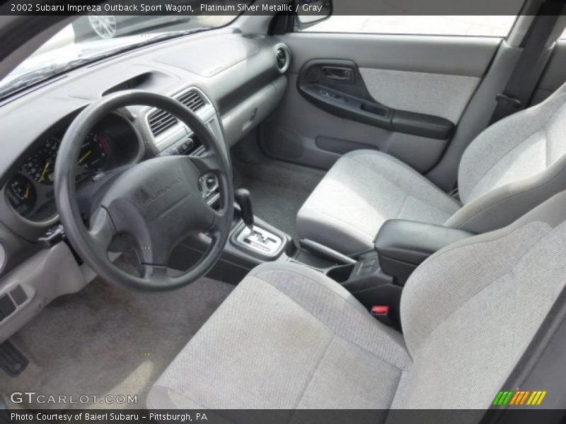 Gray Interior - 2002 Impreza Outback Sport Wagon 