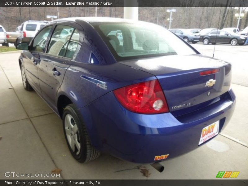 Laser Blue Metallic / Gray 2007 Chevrolet Cobalt LS Sedan