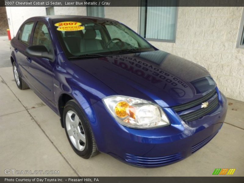 Laser Blue Metallic / Gray 2007 Chevrolet Cobalt LS Sedan