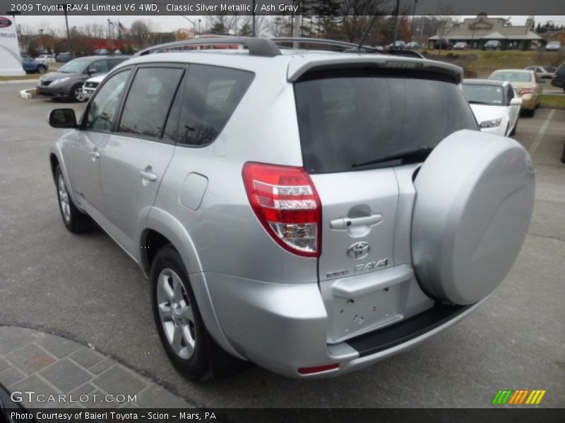 Classic Silver Metallic / Ash Gray 2009 Toyota RAV4 Limited V6 4WD