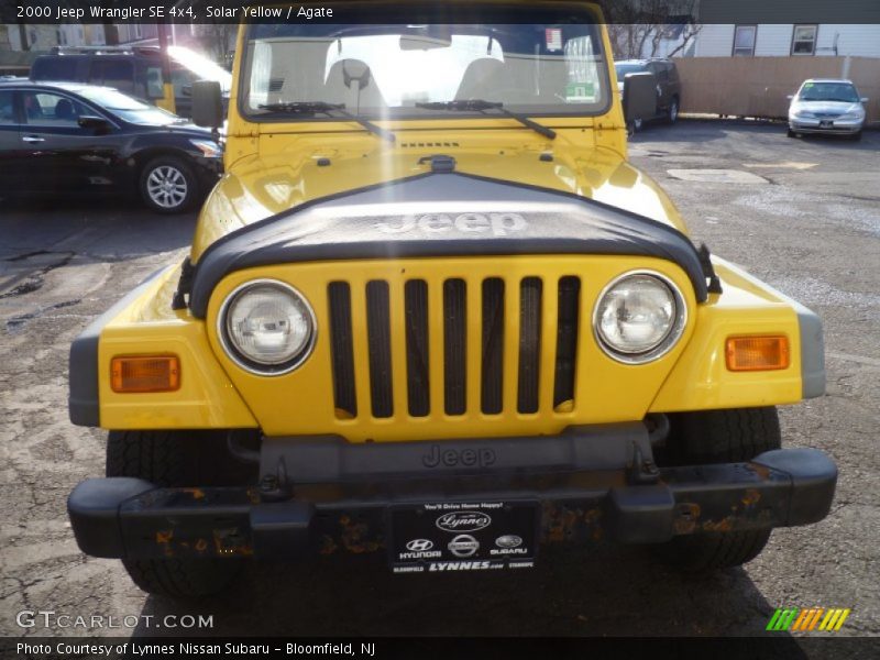 Solar Yellow / Agate 2000 Jeep Wrangler SE 4x4