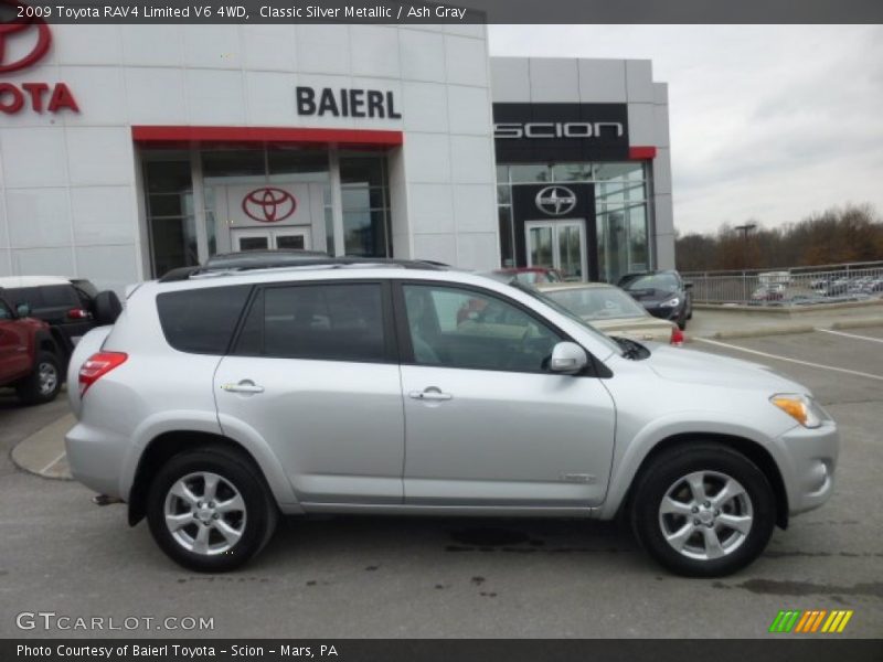 Classic Silver Metallic / Ash Gray 2009 Toyota RAV4 Limited V6 4WD