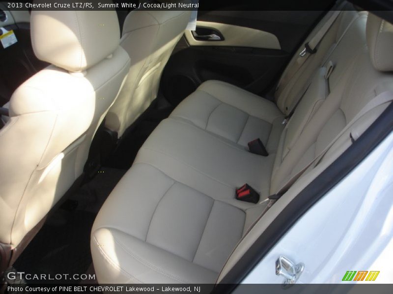Rear Seat of 2013 Cruze LTZ/RS