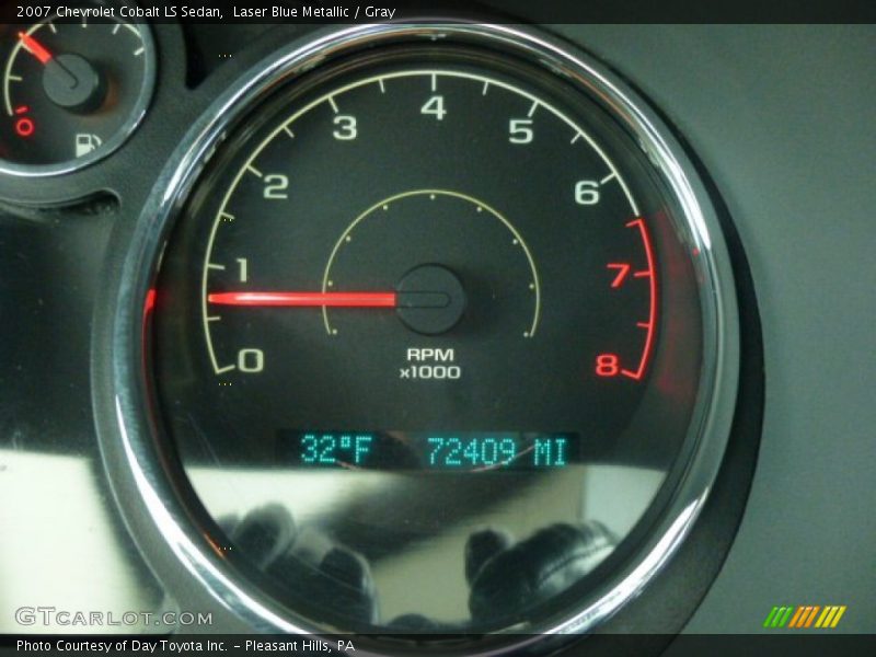 Laser Blue Metallic / Gray 2007 Chevrolet Cobalt LS Sedan
