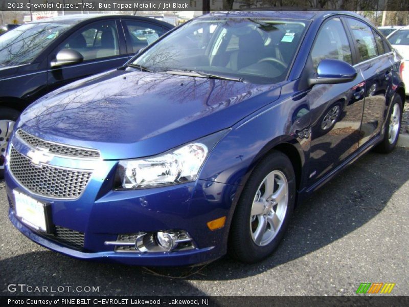 Blue Topaz Metallic / Jet Black 2013 Chevrolet Cruze LT/RS