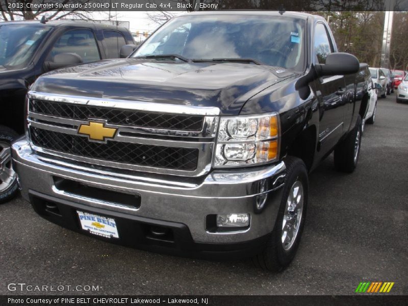 Black / Ebony 2013 Chevrolet Silverado 2500HD LT Regular Cab 4x4