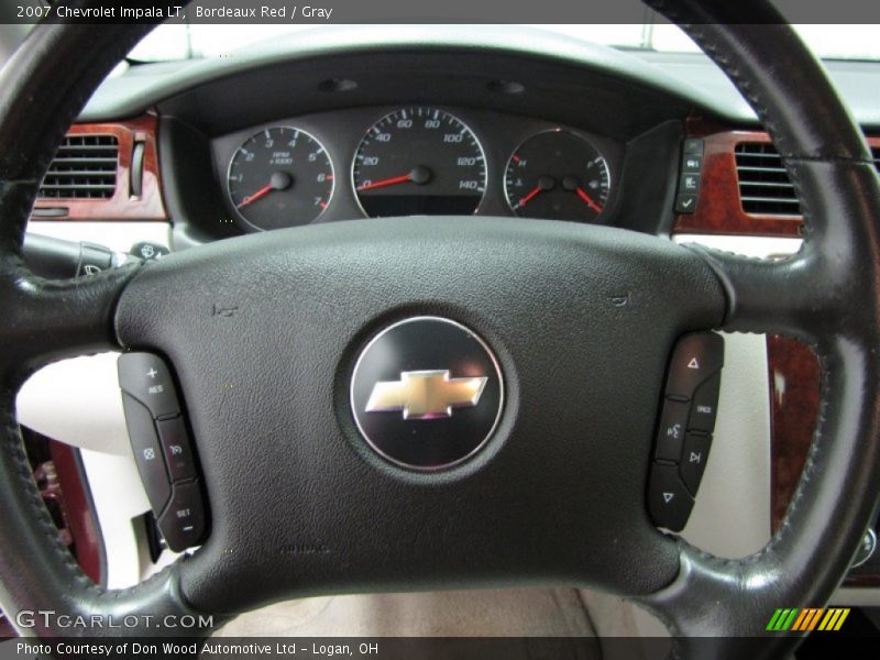 Bordeaux Red / Gray 2007 Chevrolet Impala LT