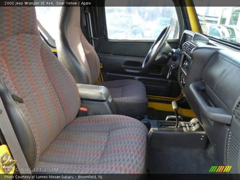 Solar Yellow / Agate 2000 Jeep Wrangler SE 4x4