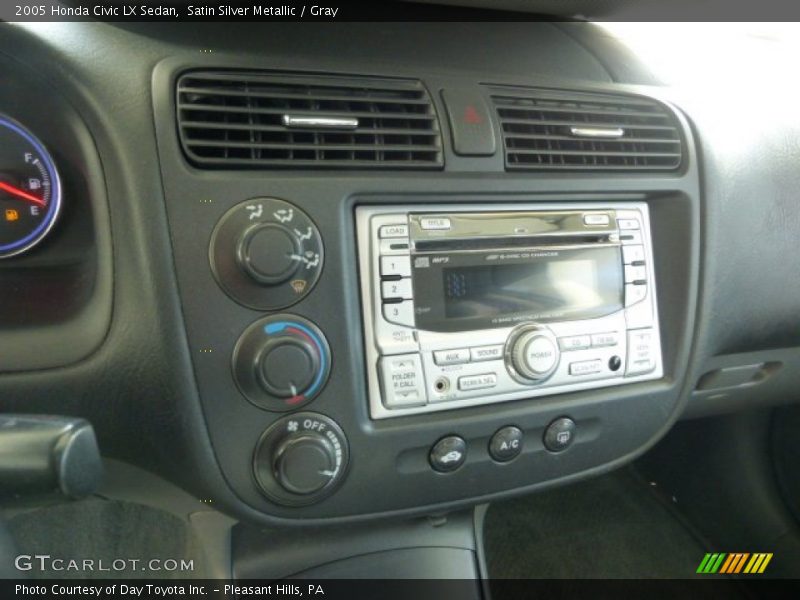 Satin Silver Metallic / Gray 2005 Honda Civic LX Sedan
