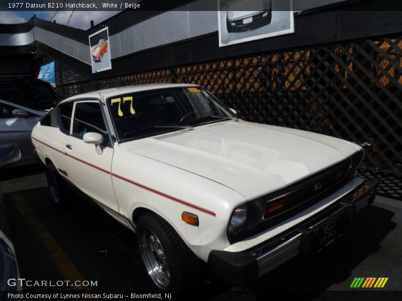 Front 3/4 View of 1977 B210 Hatchback