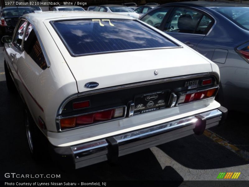 White / Beige 1977 Datsun B210 Hatchback