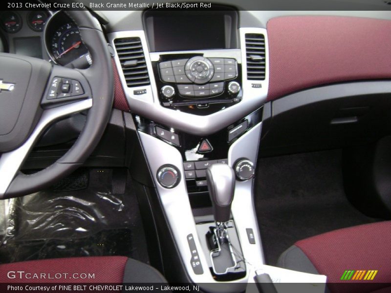 Black Granite Metallic / Jet Black/Sport Red 2013 Chevrolet Cruze ECO