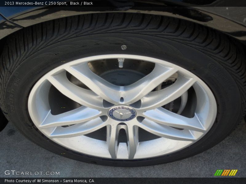 Black / Black 2013 Mercedes-Benz C 250 Sport