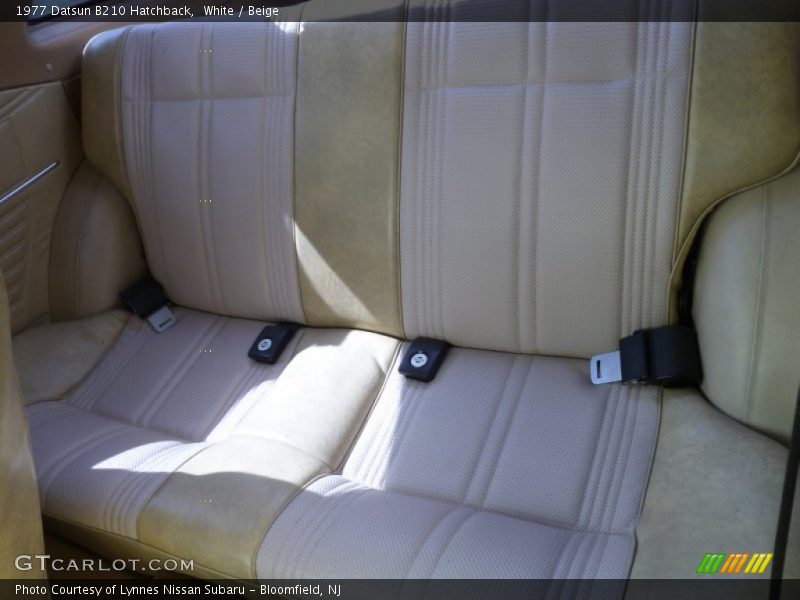 Rear Seat of 1977 B210 Hatchback
