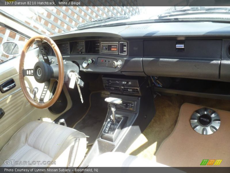  1977 B210 Hatchback Beige Interior
