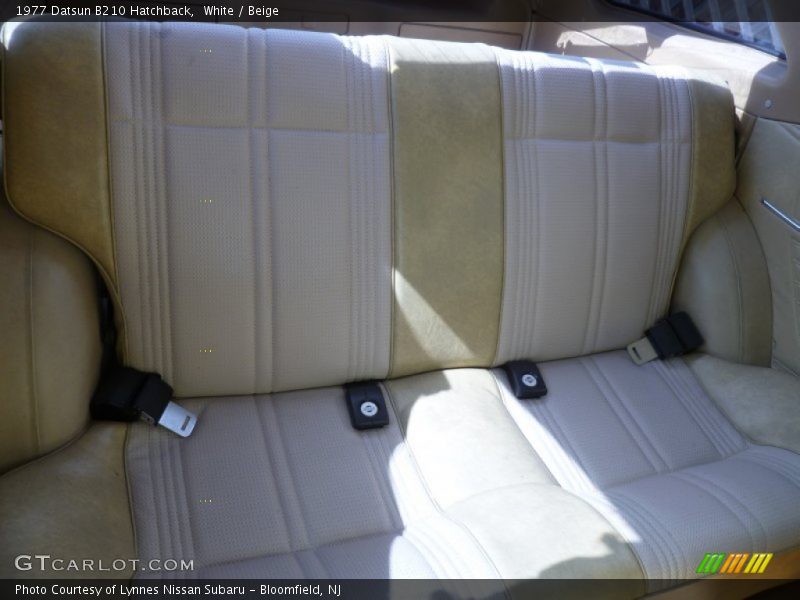 Rear Seat of 1977 B210 Hatchback