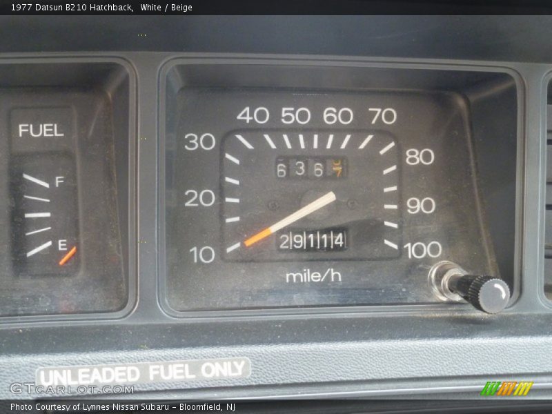  1977 B210 Hatchback Hatchback Gauges