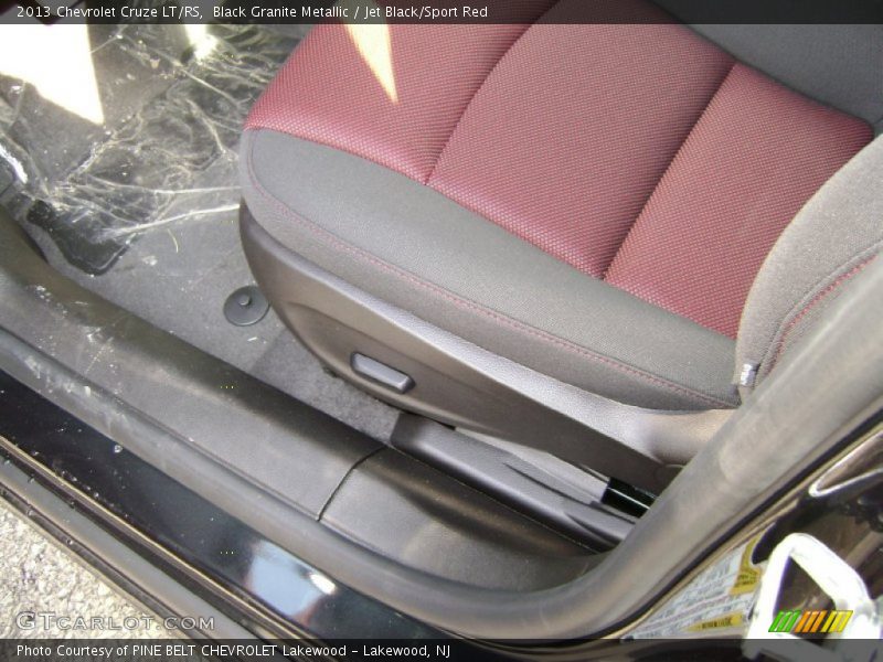 Black Granite Metallic / Jet Black/Sport Red 2013 Chevrolet Cruze LT/RS