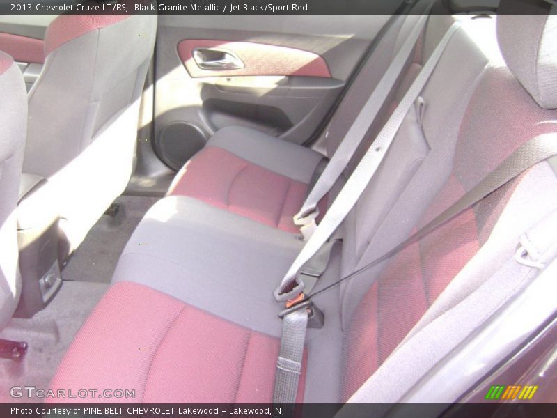 Black Granite Metallic / Jet Black/Sport Red 2013 Chevrolet Cruze LT/RS