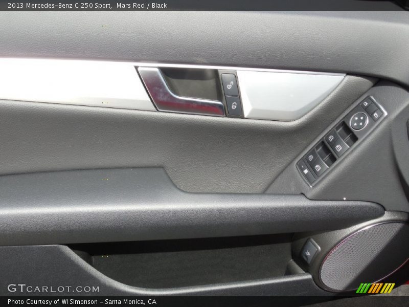 Mars Red / Black 2013 Mercedes-Benz C 250 Sport