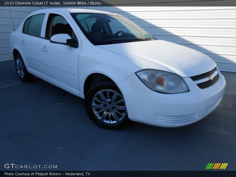 Summit White / Ebony 2010 Chevrolet Cobalt LT Sedan
