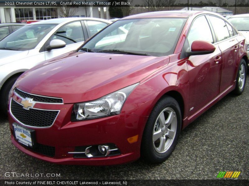 Crystal Red Metallic Tintcoat / Jet Black 2013 Chevrolet Cruze LT/RS