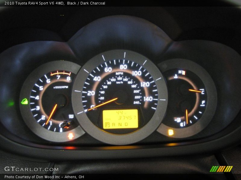 Black / Dark Charcoal 2010 Toyota RAV4 Sport V6 4WD