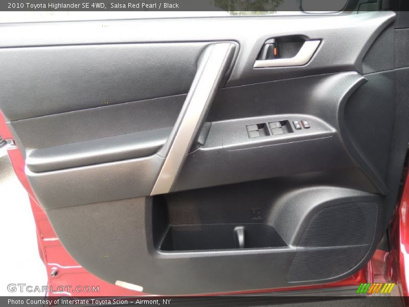Salsa Red Pearl / Black 2010 Toyota Highlander SE 4WD
