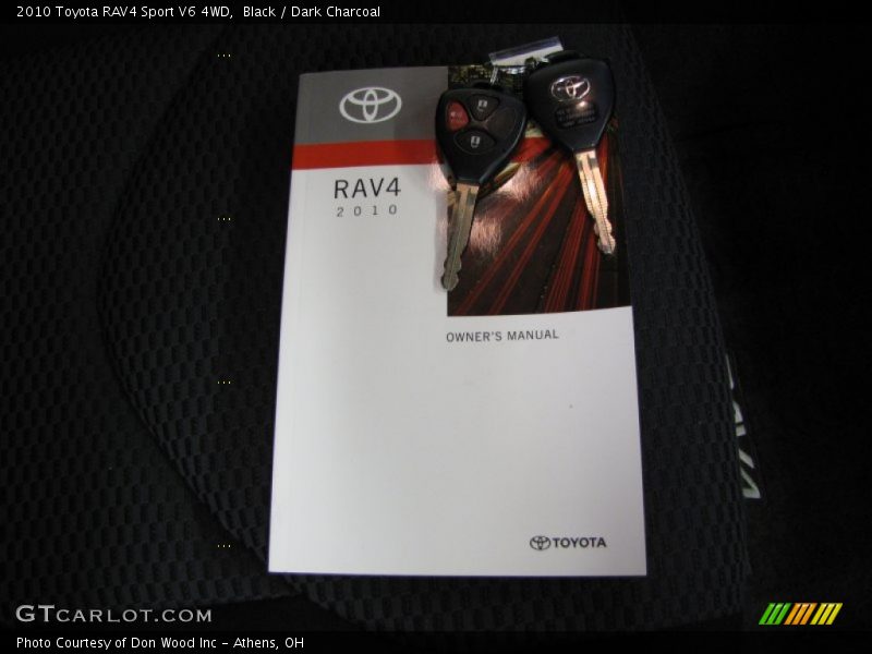 Black / Dark Charcoal 2010 Toyota RAV4 Sport V6 4WD