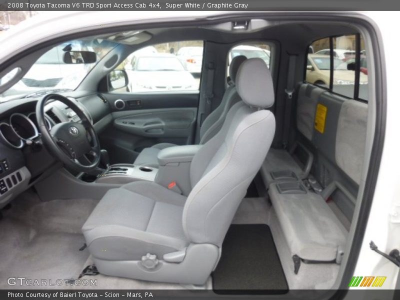  2008 Tacoma V6 TRD Sport Access Cab 4x4 Graphite Gray Interior