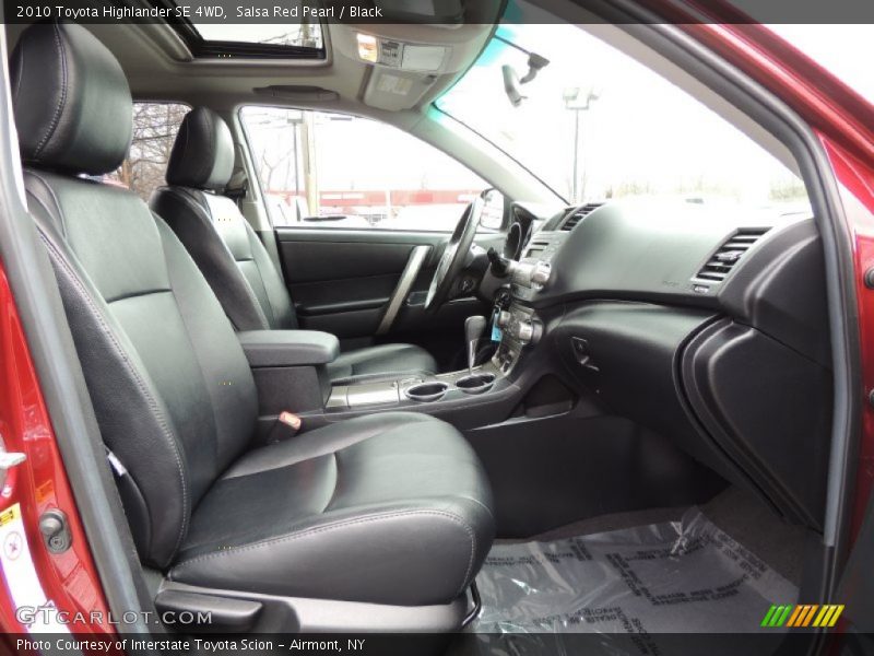 Salsa Red Pearl / Black 2010 Toyota Highlander SE 4WD